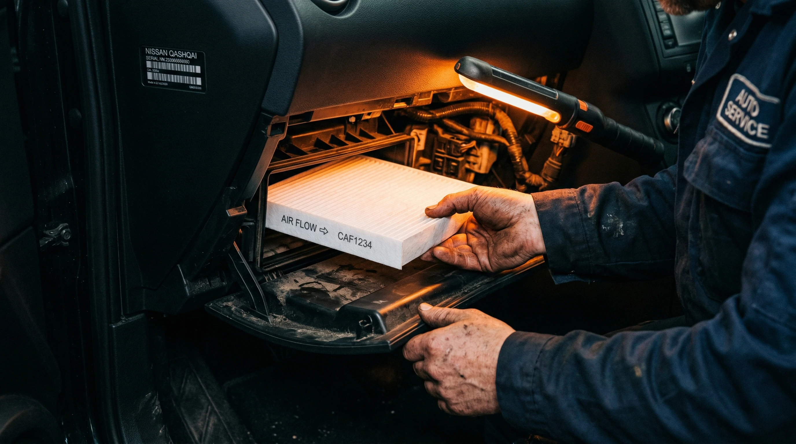 Замена салонного фильтра