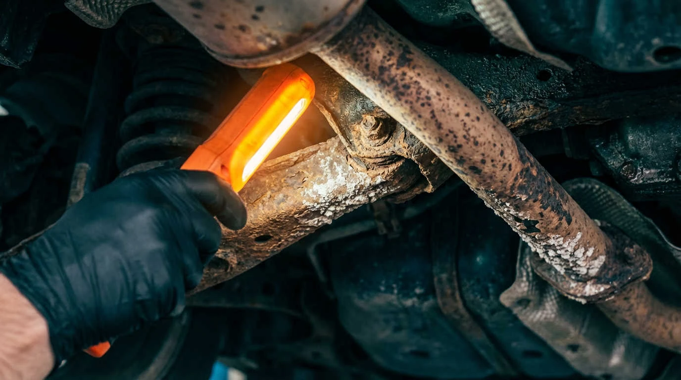 Как реагенты воздействуют на днище автомобиля